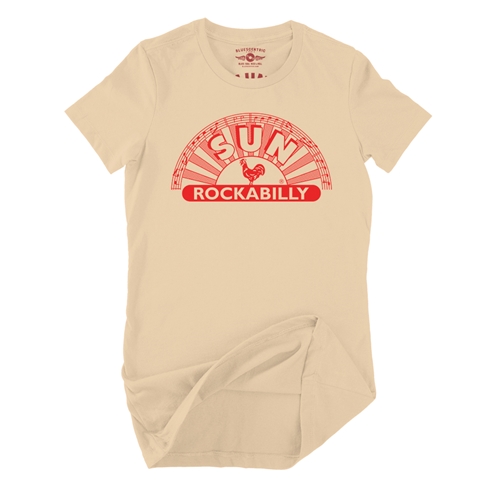 Sun Records ROCKABILLY Ladies T Shirt - Relaxed Fit - ladiessanddune