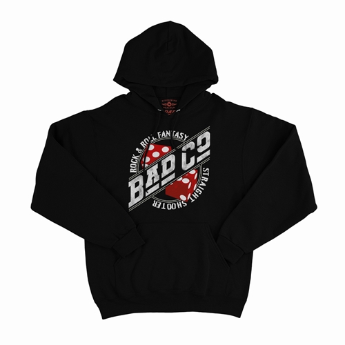 Bad Co Straight Shooter Pullover Jacket - hoodieblack