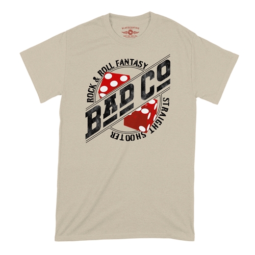 Bad Co Straight Shooter T-Shirt - Classic Heavy Cotton - classicsand