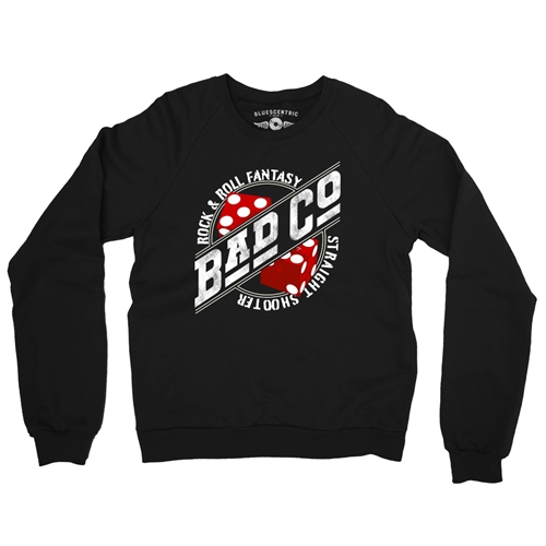 Bad Co Straight Shooter Crewneck Sweater - crewneckblack