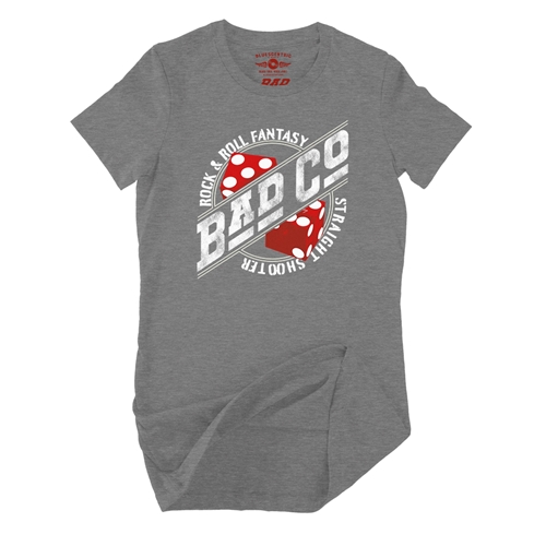 Bad Co Straight Shooter Ladies T Shirt - Relaxed Fit - ladiesdeepheather