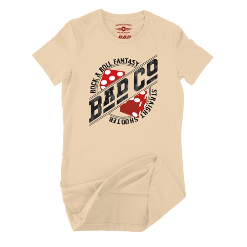 Bad Co Straight Shooter Ladies T Shirt - Relaxed Fit - ladiessanddune