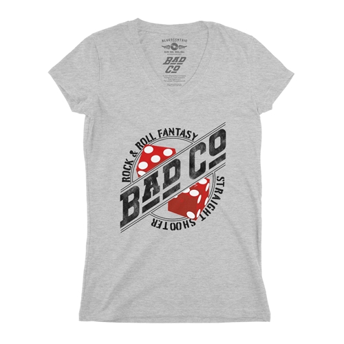 Bad Co Straight Shooter V-Neck T Shirt - Women