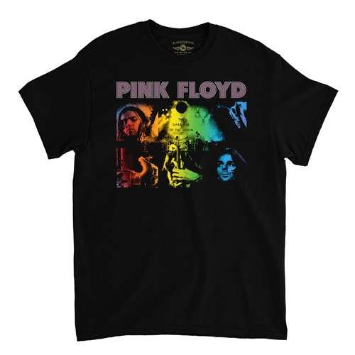 Pink Floyd Dark Side Graphic T-Shirt - Classic Heavy Cotton - classicblack