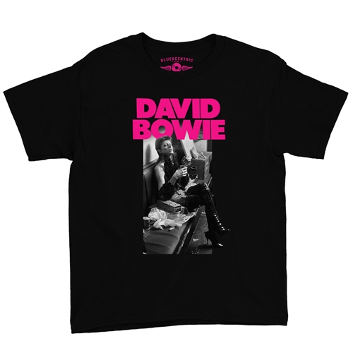 David Bowie Fan Youth T-Shirt - Lightweight Vintage Children and Toddlers - youthblack