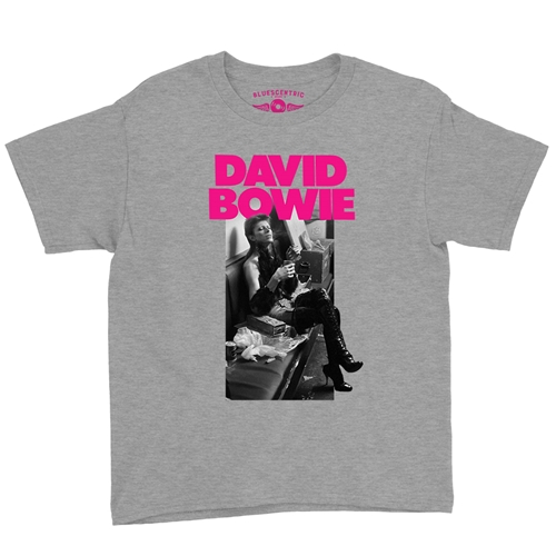 David Bowie Fan Youth T-Shirt - Lightweight Vintage Children and Toddlers - youthheatherathletic