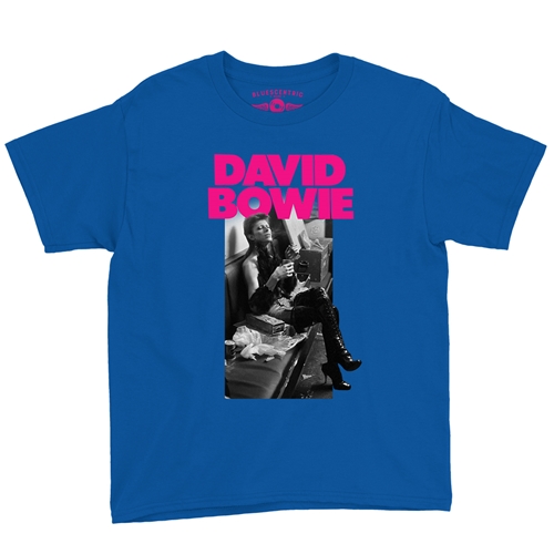 David Bowie Fan Youth T-Shirt - Lightweight Vintage Children and Toddlers - youthroyalblue