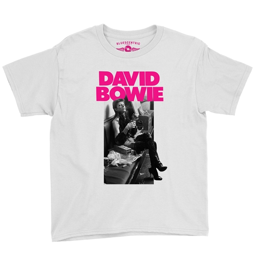 David Bowie Fan Youth T-Shirt - Lightweight Vintage Children and Toddlers - youthwhite