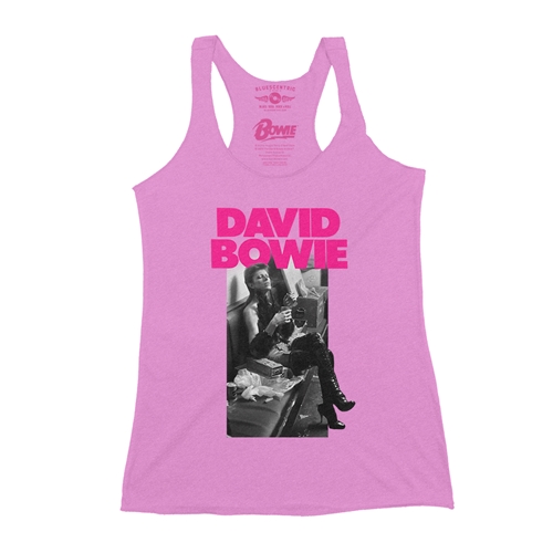 David Bowie Fan Racerback Tank - Women