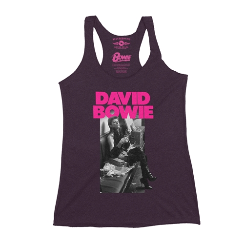 David Bowie Fan Racerback Tank - Women