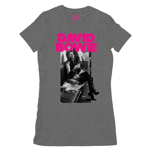 David Bowie Fan Ladies T Shirt - Relaxed Fit - ladiesdeepheather