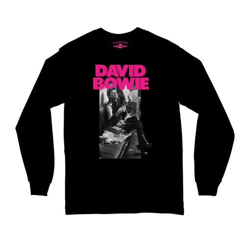 David Bowie Fan Long Sleeve T-Shirt - longsleeveblack