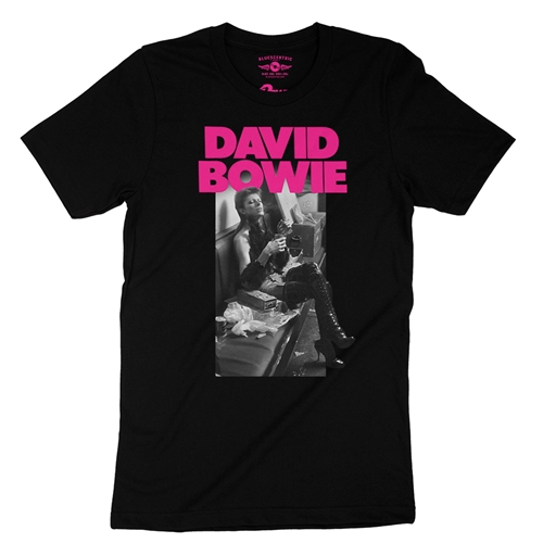 David Bowie Fan  T-Shirt - Lightweight Vintage Style - vintageblack