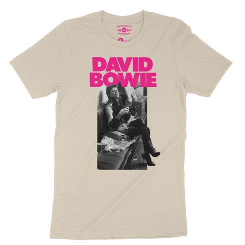 David Bowie Fan  T-Shirt - Lightweight Vintage Style - vintagecream