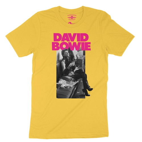 David Bowie Fan  T-Shirt - Lightweight Vintage Style - vintagemaizeyellow