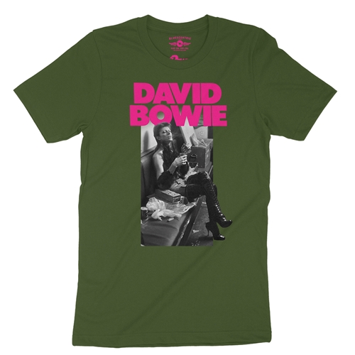 David Bowie Fan  T-Shirt - Lightweight Vintage Style - vintageolive