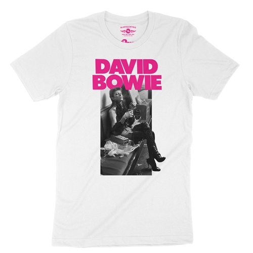 David Bowie Fan  T-Shirt - Lightweight Vintage Style - vintagewhite