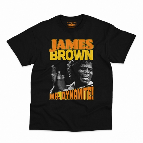 James Brown Mr Dynamite T-Shirt - Classic Heavy Cotton - classicblack