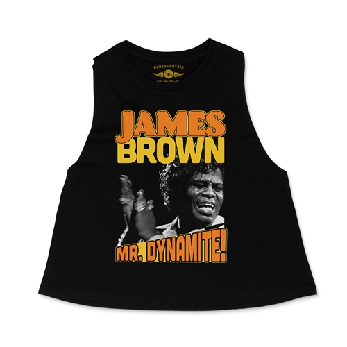 James Brown Mr Dynamite Racerback Crop Top - Women