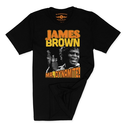 James Brown Mr Dynamite T-Shirt - Lightweight Vintage Style - vintageblack