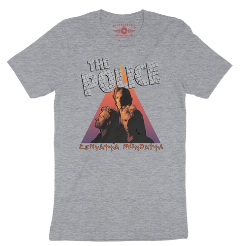 The Police Zenyatta T-Shirt - Lightweight Vintage Style - vintageathleticheather