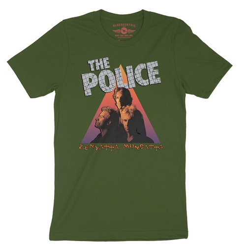 The Police Zenyatta T-Shirt - Lightweight Vintage Style - vintageolive