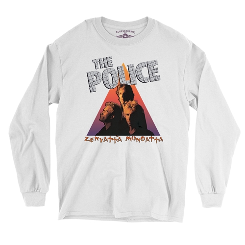 The Police Zenyatta Long Sleeve T-Shirt - longsleevewhite