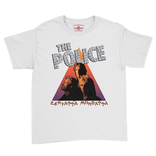 The Police Zenyatta Youth T-Shirt - Lightweight Vintage Children & Toddlers - youthwhite