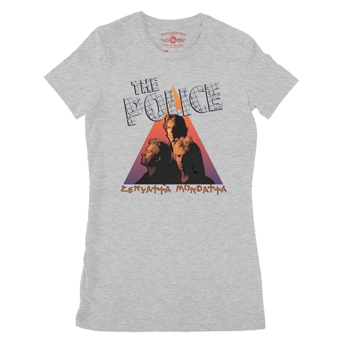 The Police Zenyatta Ladies T Shirt - Relaxed Fit - ladiesathleticheather