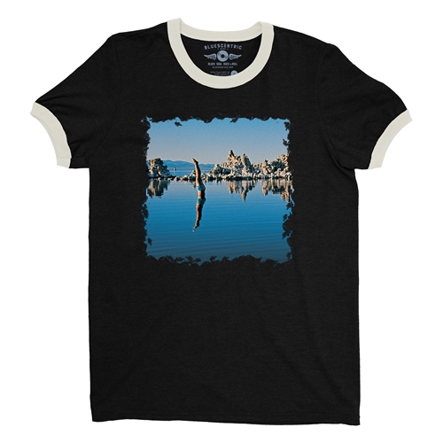 Pink Floyd Diver Ringer T-Shirt - ringerblackcreamtrim