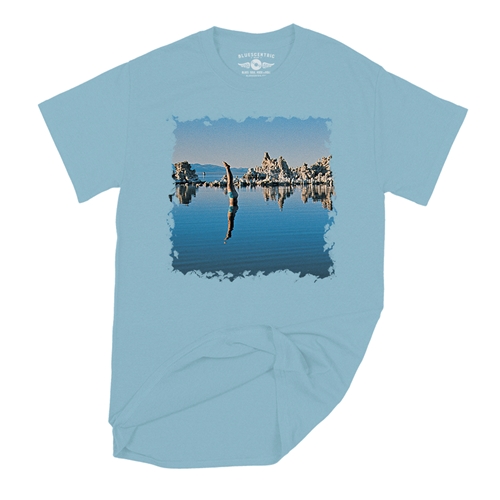 Pink Floyd Diver T-Shirt - Classic Heavy Cotton - classiclightblue