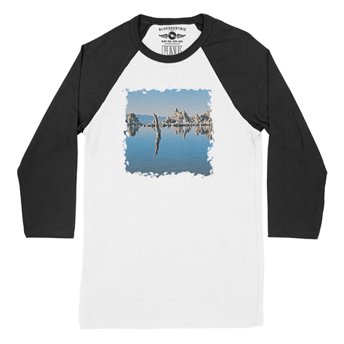 Pink Floyd Diver Baseball T-Shirt - raglanwhiteblacksleeve