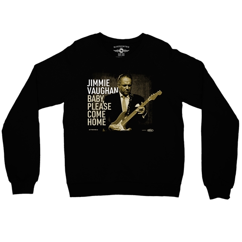 Jimmie Vaughan Crewneck Sweatshirt - crewneckblack