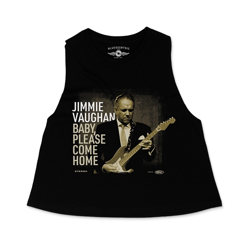 Jimmie Vaughan Racerback Crop Top - Women