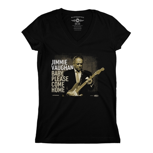 Jimmie Vaughan V-Neck T Shirt - Women