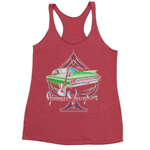 Graphic Jimmie Vaughan Racerback Tank - Women