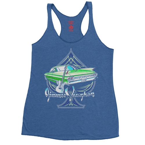 Graphic Jimmie Vaughan Racerback Tank - Women