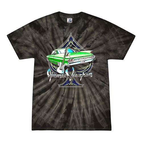 Graphic Jimmie Vaughan Tie-Dye T-Shirt - Black