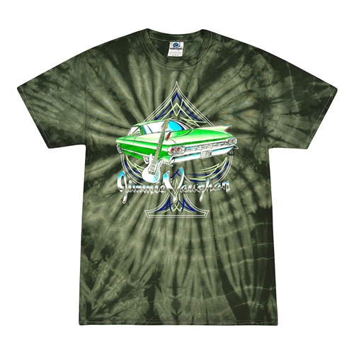 Graphic Jimmie Vaughan Tie-Dye T-Shirt - Green