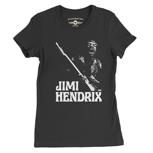 1970 Jimi Hendrix Ladies T Shirt - Relaxed Fit