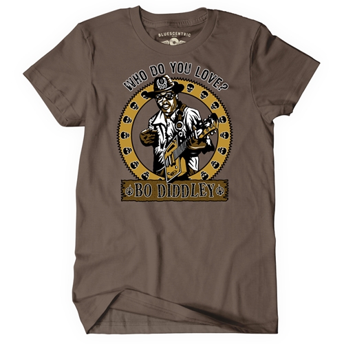 Bo Diddley T Shirt - Classic Heavy Cotton