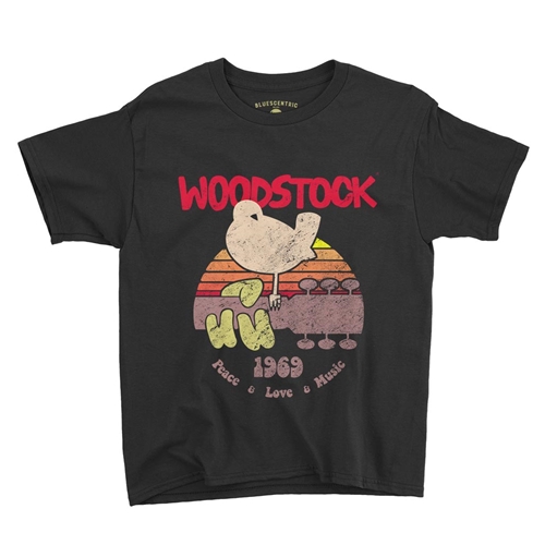Woud Romantiek Voordracht Kids' Woodstock Festival T-Shirt | Kids' Music T-Shirt
