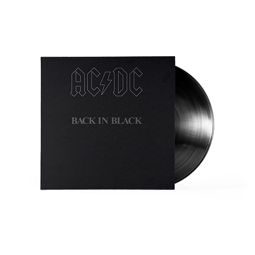 AC/DC In Black Vinyl Record (New and