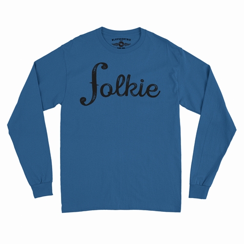 Folkie Long Sleeve T-Shirt - longsleeveblue