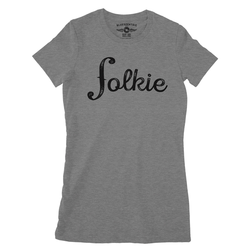 Folkie Ladies T Shirt - ladiesdeepheather