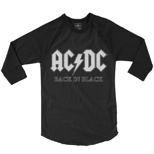 AC/DC Back in Black Baseball T-Shirt