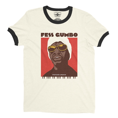 Professor Longhair Fess Gumbo Ringer T-Shirt