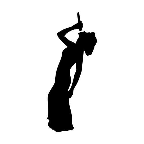 jazz singer silhouette