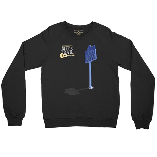 Mississippi Blues Trail Albert King Crewneck Sweater - sweaterblack