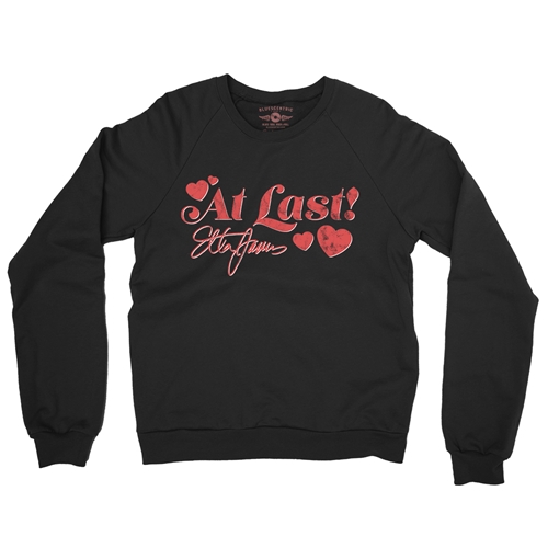 Etta James Red Heart Crewneck Sweater - sweaterblack